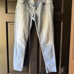 Express Women's Light Blue Skinny Jeans